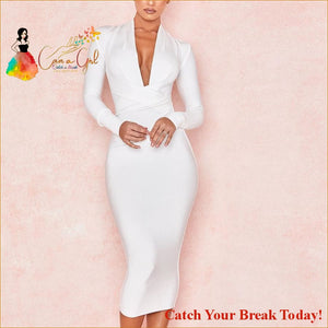 Catch A Break Bandage Dress - Clothing