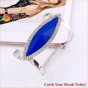 Catch A Break Bangles - Silver blue - jewelry