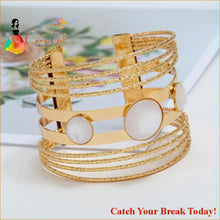 Load image into Gallery viewer, Catch A Break Bangles - White 2 - jewelry