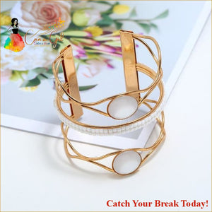 Catch A Break Bangles - White 3 - jewelry