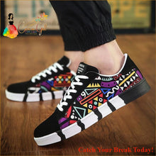 Load image into Gallery viewer, Catch A Break Canvas Men’s Tennis Shoes - Shoes