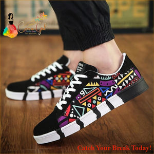 Catch A Break Canvas Men’s Tennis Shoes - Shoes