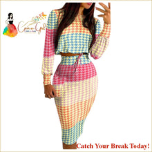 Load image into Gallery viewer, Catch A Break Checker Print Drawstring Skirt - Clothing
