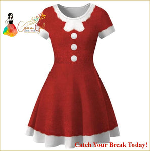 Catch A Break Christmas Dresses - 014 / M - Clothing