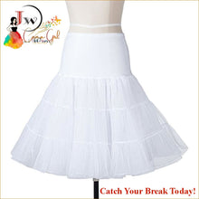 Load image into Gallery viewer, Catch A Break Christmas Dresses - pettiskirt white / M - 