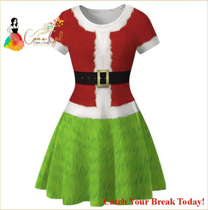 Catch A Break Christmas Dresses - 012 / M - Clothing