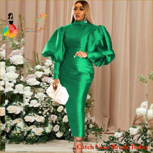 Load image into Gallery viewer, Catch A Break Christmas Lantern Dress - green / S - Clothing