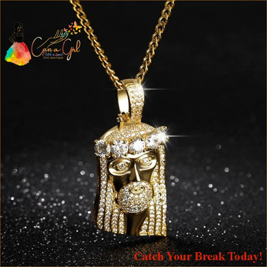 Catch A Break Cleopatra Religious Pendant Necklace - jewelry