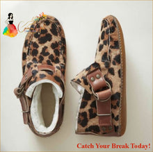 Load image into Gallery viewer, Catch A Break Comfortable Ankle Boot - Cotton leopard grain 