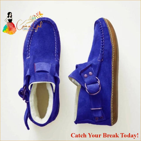 Catch A Break Comfortable Ankle Boot - Big blue cotton / 43 