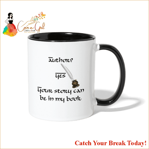 Catch A Break Contrast Coffee Mug - white/black - Contrast 