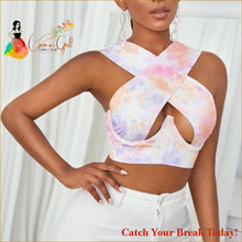 Load image into Gallery viewer, Catch A Break Criss Cross Tank Tops - 96A / S - Clothing
