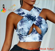 Load image into Gallery viewer, Catch A Break Criss Cross Tank Tops - 96B / L - Clothing