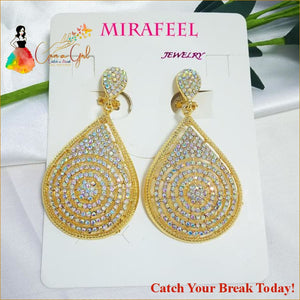 Catch A Break Crystal Earrings - no.3 - jewelry