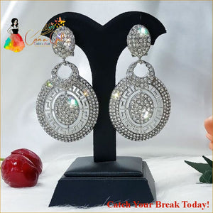Catch A Break Crystal Earrings - E326-3 - jewelry