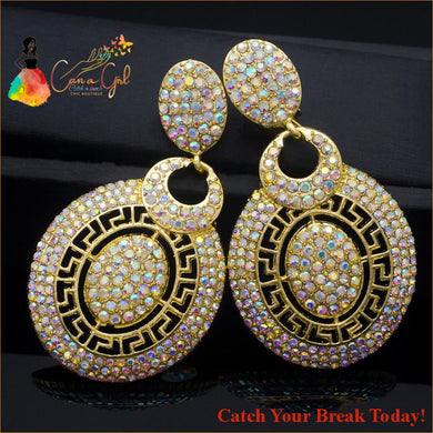 Catch A Break Crystal Earrings - jewelry