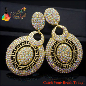 Catch A Break Crystal Earrings - E326-1 - jewelry