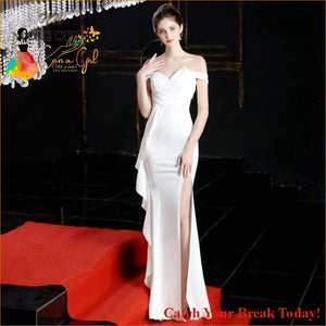 Catch A Break Elegant Prom Dresses - ivory / 2 - Clothing
