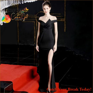 Catch A Break Elegant Prom Dresses - black / 12 - Clothing