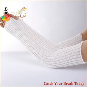 Catch A Break Fashion Gloves - white / length-52cm - 