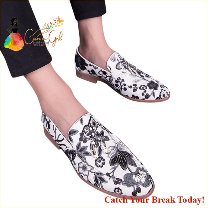 Catch A Break Fashion Loafers Leather Classic - White / 11.5