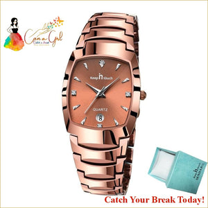 Catch A Break Fashion Mens Watches - rose gold / China - For
