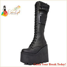 Load image into Gallery viewer, Catch A Break Female Motorcycle Boots - Black 2 / 7.5 - 