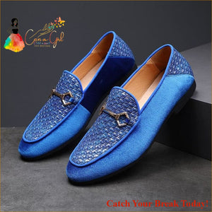 Catch A Break Formal Suede Shoes - black blue / 10 - shoes