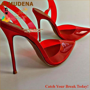 Catch A Break Fuchsia Pink High Heel Shoes - red / 41 - 