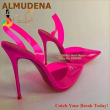 Load image into Gallery viewer, Catch A Break Fuchsia Pink High Heel Shoes - fuchsia / 46 - 
