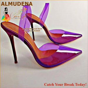 Catch A Break Fuchsia Pink High Heel Shoes - purple / 44 - 