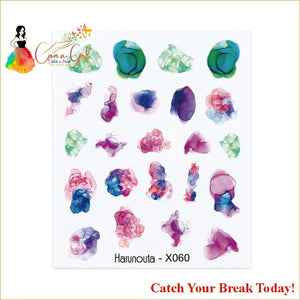 Catch A Break Geometrics Pattern Water Decals Stickers - 