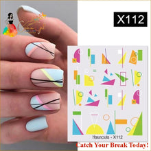 Load image into Gallery viewer, Catch A Break Geometrics Pattern Water Decals Stickers - 