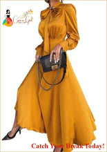 Load image into Gallery viewer, Catch A Break Goddess Chiffon Dress - Yellow / XXXL / China 