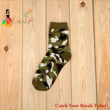 Load image into Gallery viewer, Catch A Break Graffiti Cotton Socks -Jungle Style - 5 - 