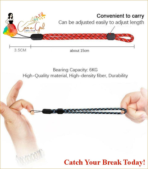 Catch A Break Hand Wrist Lanyard Strap for Phone - 