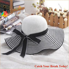 Load image into Gallery viewer, Catch A Break Hepburn Beach Hat - 4 / About 56-58cm - 
