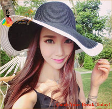 Load image into Gallery viewer, Catch A Break Hepburn Beach Hat - 1 / About 56-58cm - 