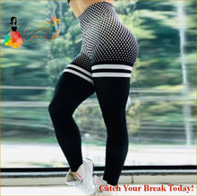 Load image into Gallery viewer, Catch A Break High Waist Exercise Leggings - White dots / L 