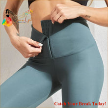 Load image into Gallery viewer, Catch A Break High Waist Leggings - Green / L - Clothing