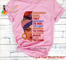 Load image into Gallery viewer, Catch A Break I Am A Strong Melanin T-shirt - P6028K-pink / 