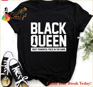 Catch A Break I Am A Strong Melanin T-shirt - T217F-Black / 