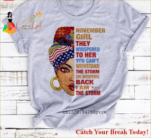 Catch A Break I Am A Strong Melanin T-shirt - P6028K-grey / 