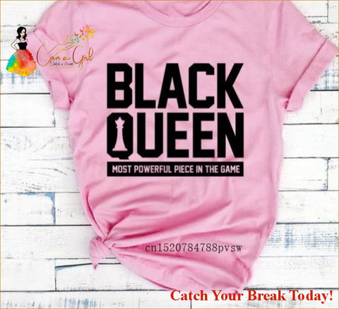 Catch A Break I Am A Strong Melanin T-shirt - P6028f-Pink / 