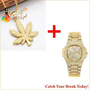 Catch A Break Iced Out Watch - 01 - Jewelry