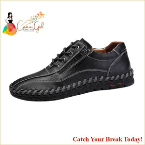 Catch A Break Leather Italian Loafers - Black / 8.5 / United