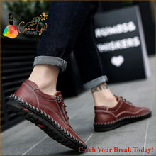Load image into Gallery viewer, Catch A Break Leather Italian Loafers - shoes