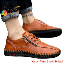 Load image into Gallery viewer, Catch A Break Leather Italian Loafers - shoes