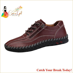Catch A Break Leather Italian Loafers - Coffee / 9.5 / 