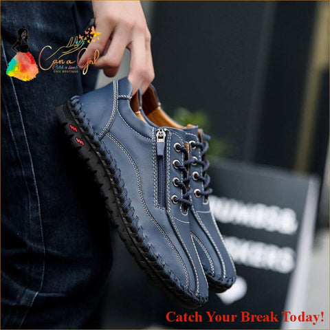 Catch A Break Leather Italian Loafers - shoes